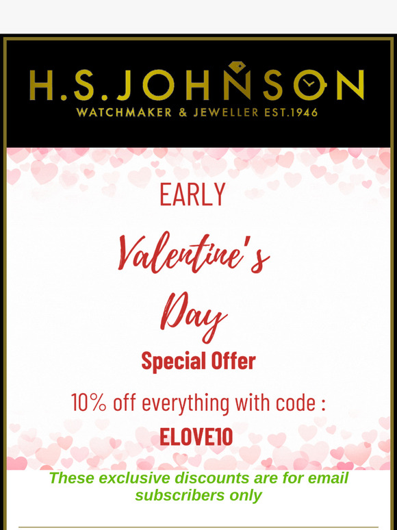 ❤️ 10% off everything |  Early Valentines Day Offer