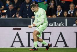 Fermin scoort voor Barça na splijtende pass van Pedri