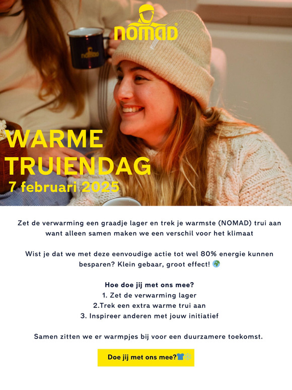 Het is Warmetruiendag!