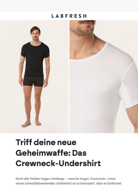 LABFRESH V-Ausschnitt Unterhemd - Schweißresistent & Geruchsabweisend