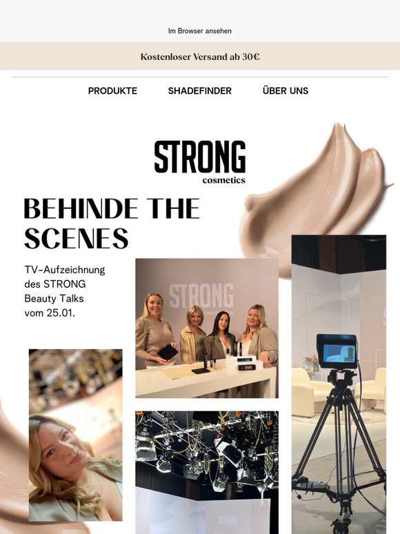STRONG Beauty Talk: Ein Blick hinter die Kulissen 🎥✨