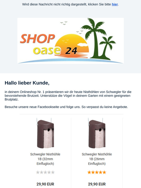 Bald ist Brutzeit - Nisthöhle zum Spitzenpreis