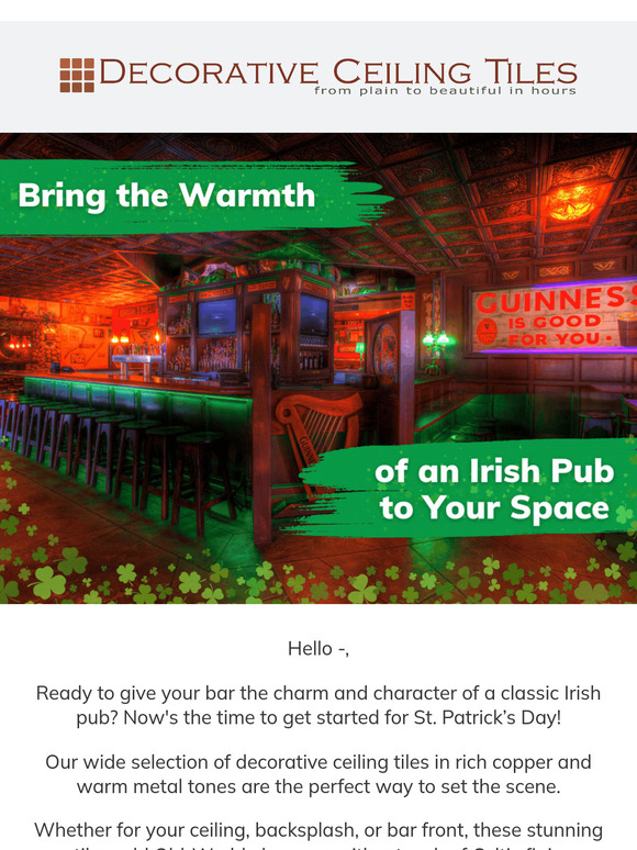 Transform Your Bar with an Irish Pub-Inspired Makeover!