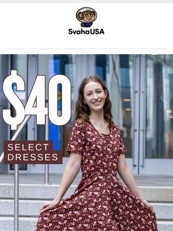 Limited Time: Select dresses at $40! 👗😍