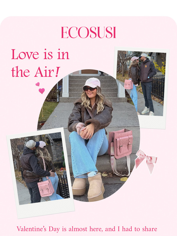 Valentine’s Day Sale: 20% OFF Pink Bags + Buy 1 Get 1 50% OFF!