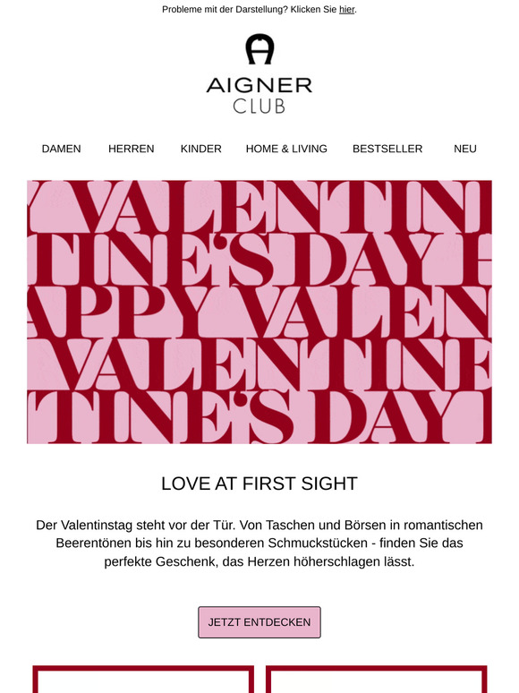 Der Valentinstag steht vor der Tür!