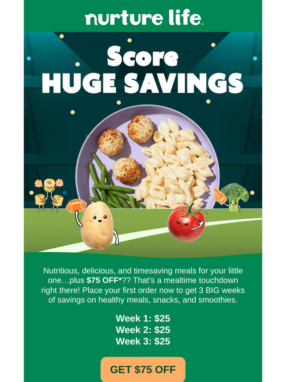 $75 OFF 🏈 Score!