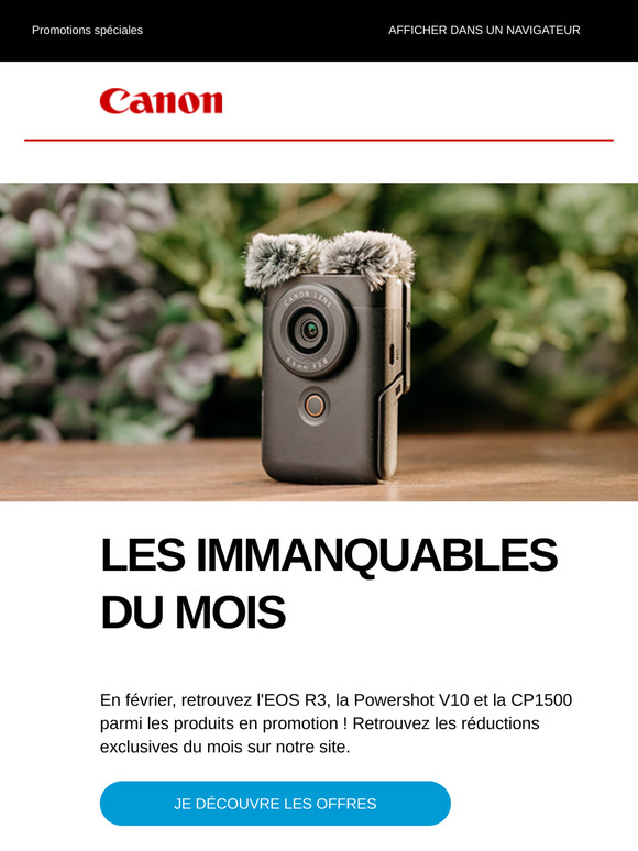 Promotions spéciales en févirer, profitez-en !