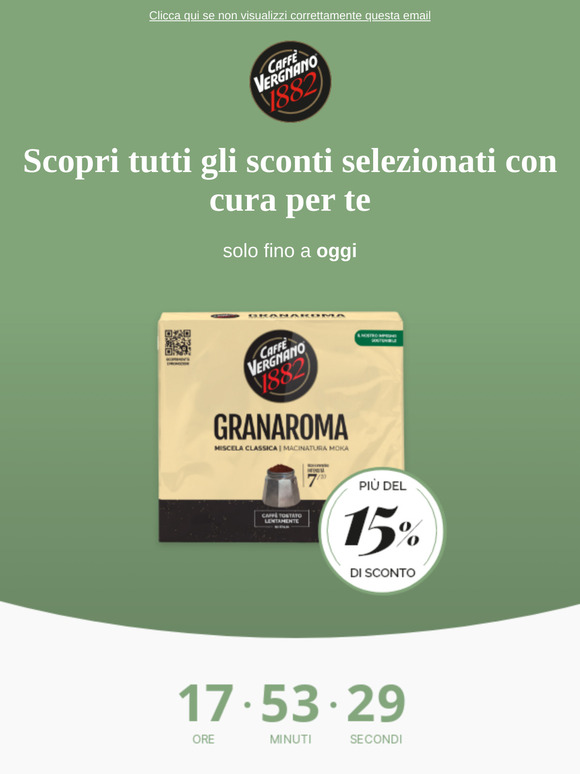🌟 I nuovi sconti sui prodotti di Caffè Vergnano ☕