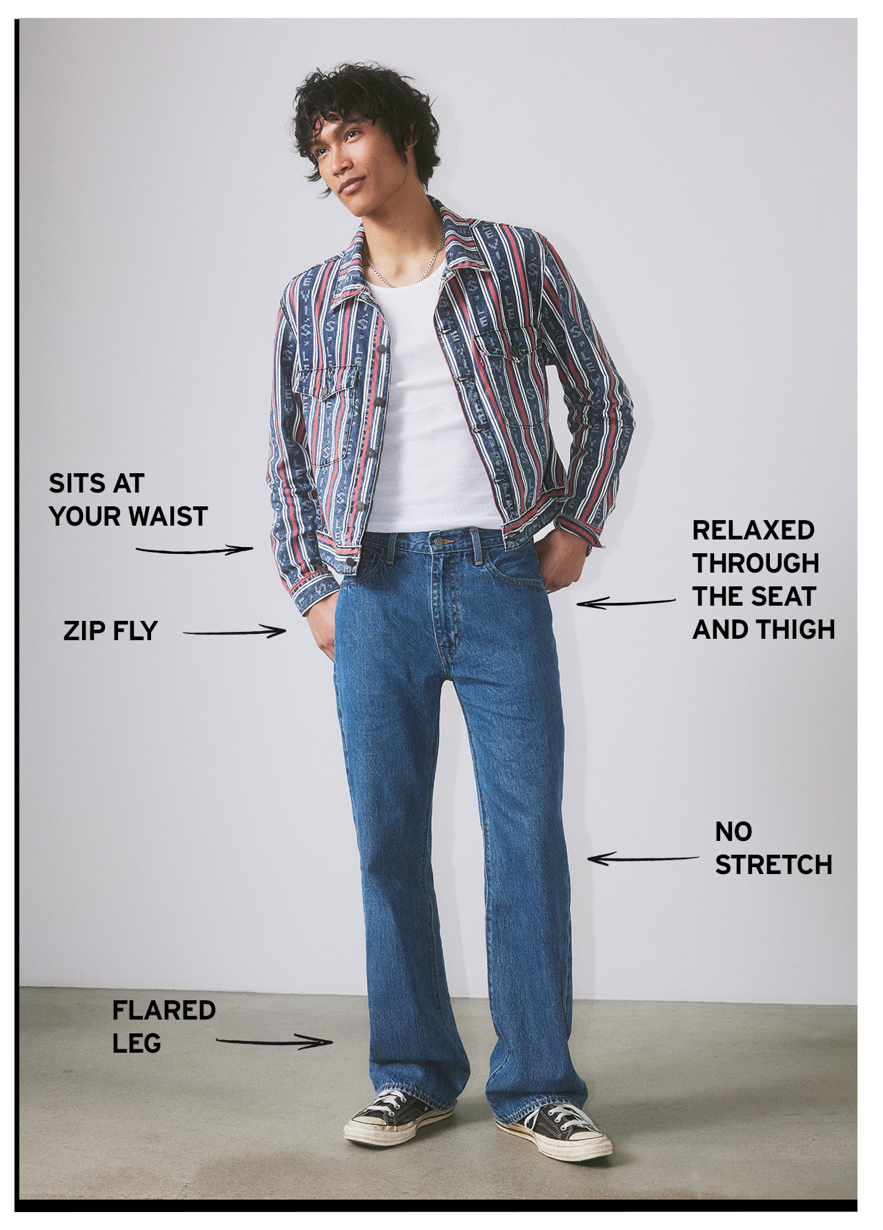 LEVI‘S 567 STAY LOOSE FLARE DENIM W30 567™ Stay Loose Flare Jeans - Blue | Levi's® XK