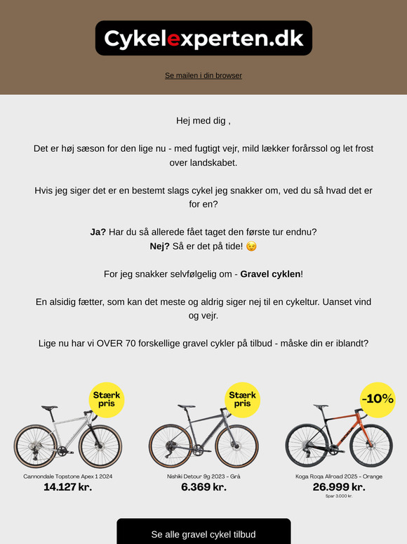 Har du cyklen til foråret? 🚲