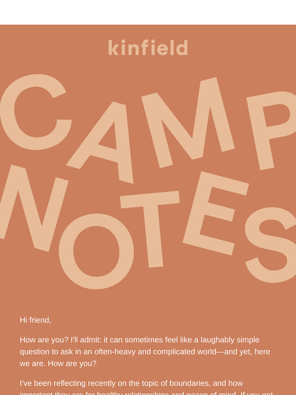 Camp Notes 46 | Love, boundaries, and Target.com 🎯