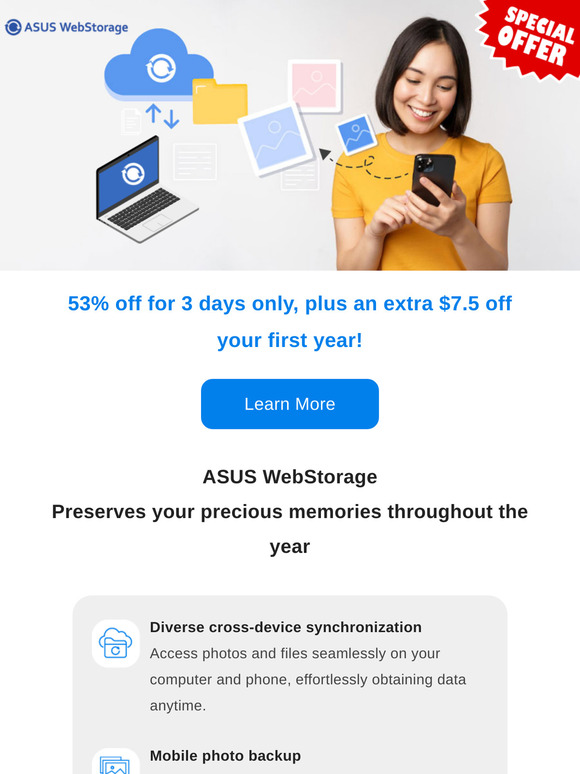 [Important Notice] Your Exclusive ASUS Member Offer Will Expire in 3 Days.