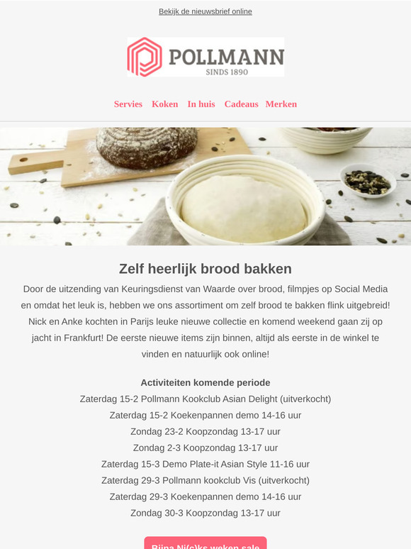 Alles in huis om zelf brood te bakken