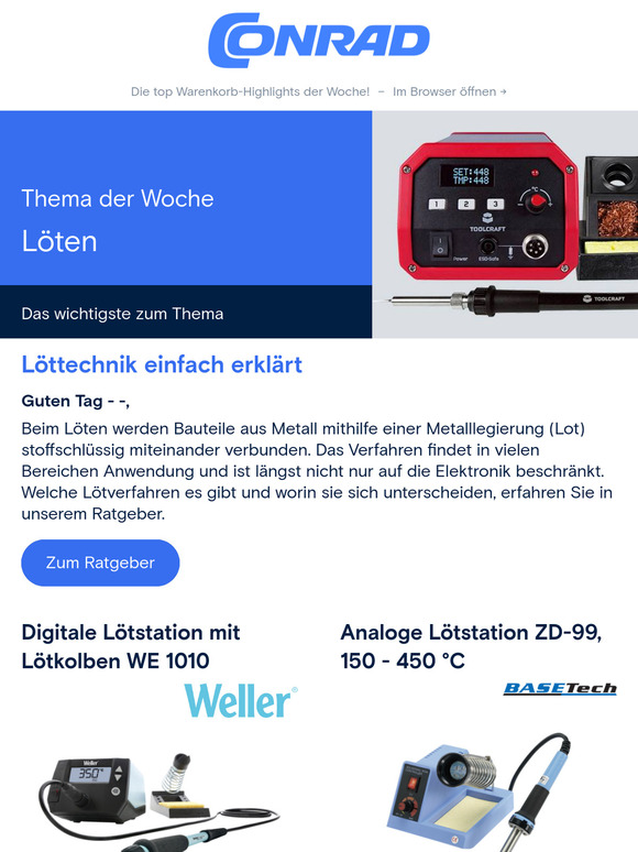 Highlight der Woche: 🔥 Wo Löttechnik Anwendung findet