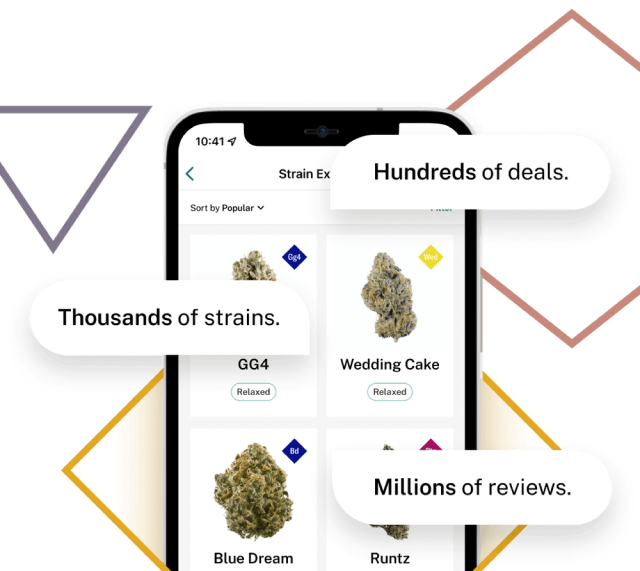 Hundreds of deals. | Thousands of strains. | Millions of reviews.