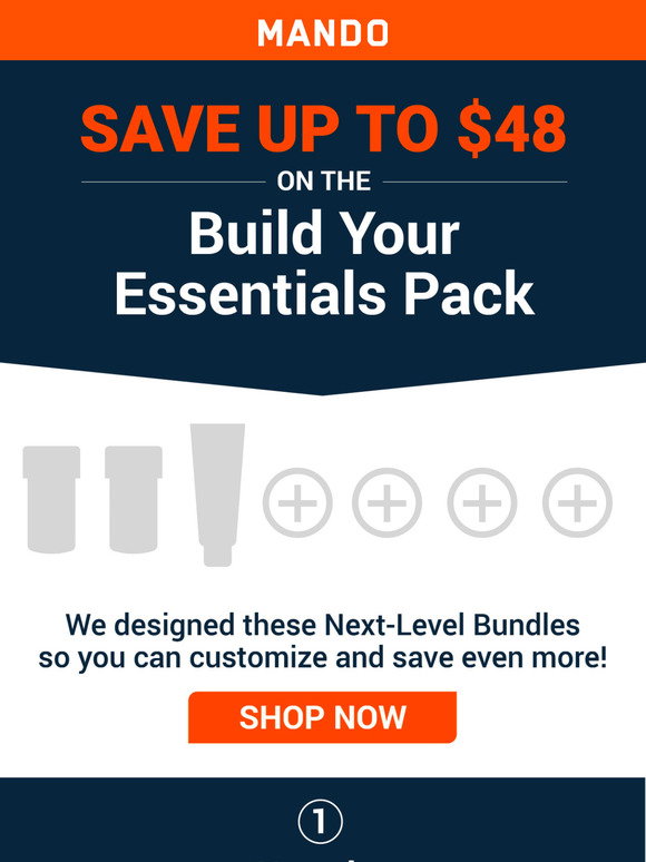 Mando: New! Build Your Essentials + Save $48! | Milled