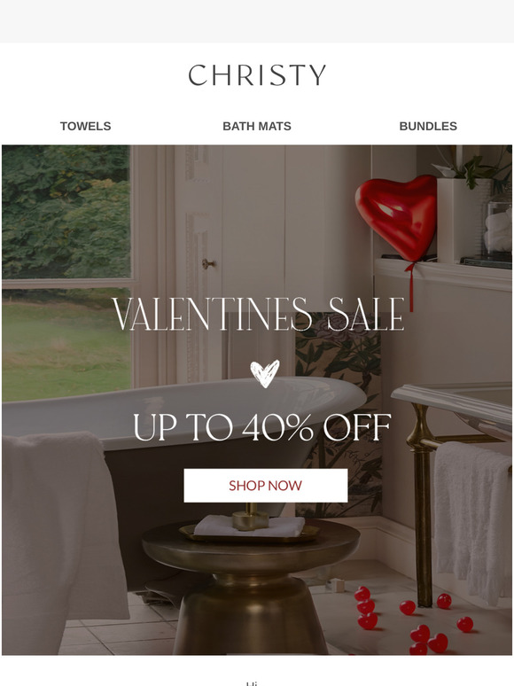 Valentine's Day SALE - Up to 40% Off