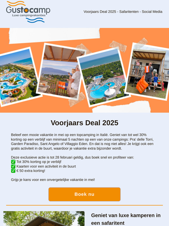 Extra voordeel voor je vakantie in mei
