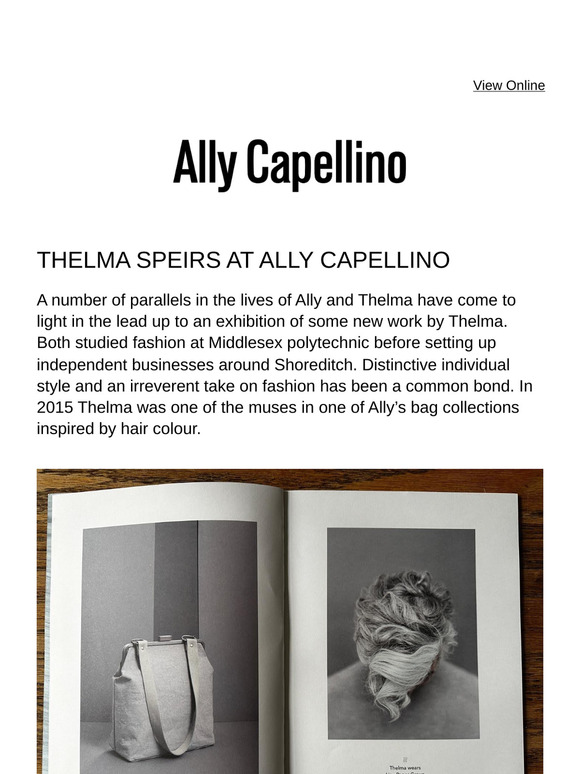 Thelma Speirs At Ally Capellino
