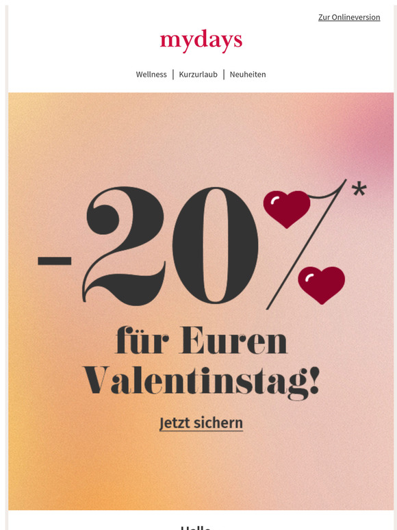 -20 % für mehr Du & Ich ✨💖