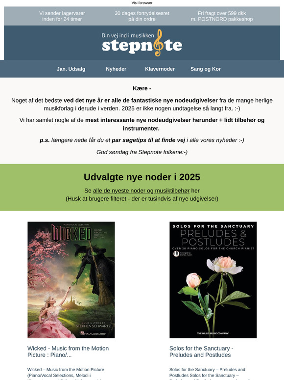 Nye noder i det nye år - se mere her
