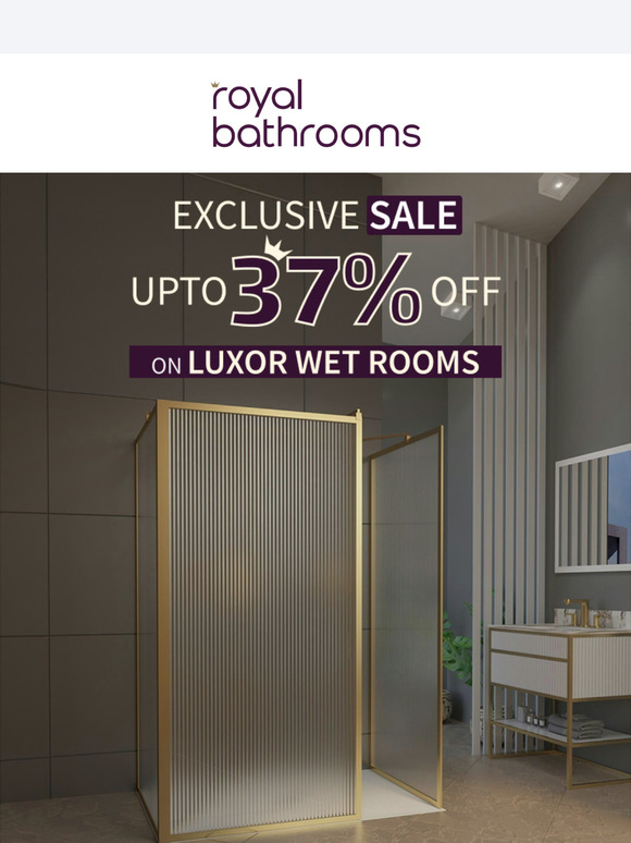 💎 Luxor Wet Rooms on Sale – Save Up to 37% Now!