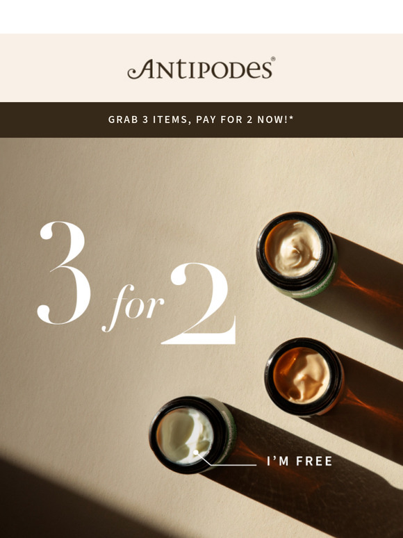 3 for 2 is waiting...