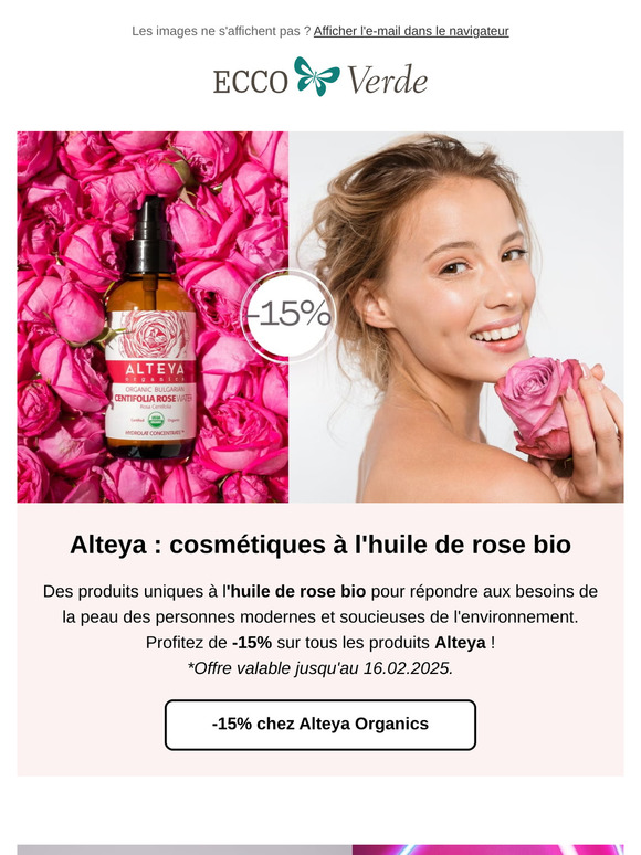 Alteya Organics en promo 🌹 Soins à l'huile de rose bio