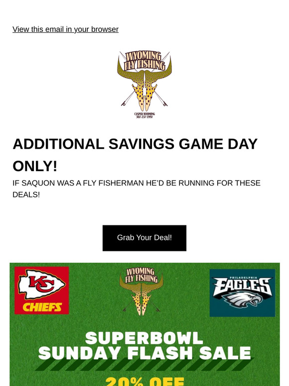 Our Super Bowl Flash Sale Starts Now! 🏈