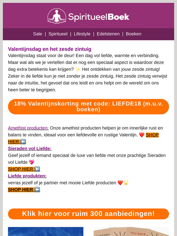 Speciaal voor jou — — 18% korting met de code: LIEFDE18 ❤️