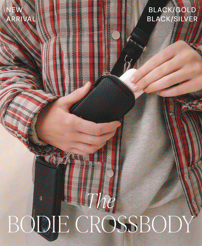 The Bodie Crossbody  BLACK/GOLD BLACK/SILVER NEW ARRIVAL