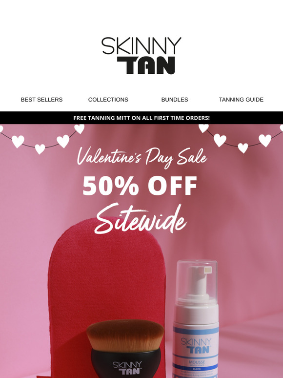 Valentine’s Day Sale: 50% Off Everything!