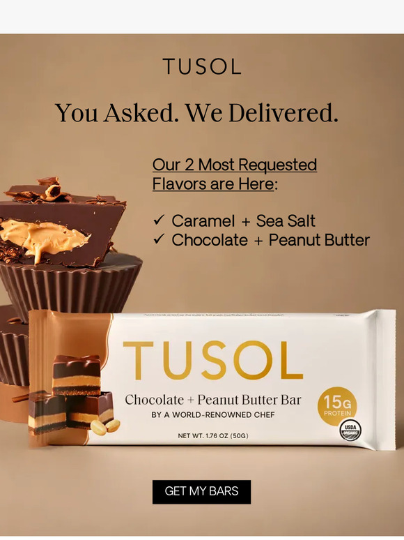 [INTRODUCING] Chocolate Peanut Butter 🍫 + Salted Caramel 🍨