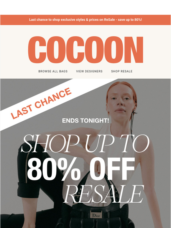 🚨 Final Call: Shop up to 80% off ReSale