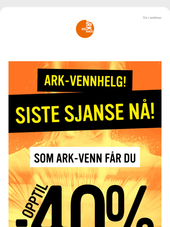 ⏰ 40% rabatt | Kun timer igjen av salget