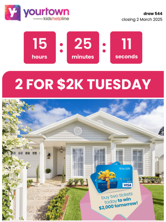 🚨 24hrs only! WIN $2,000 tomorrow! 💰