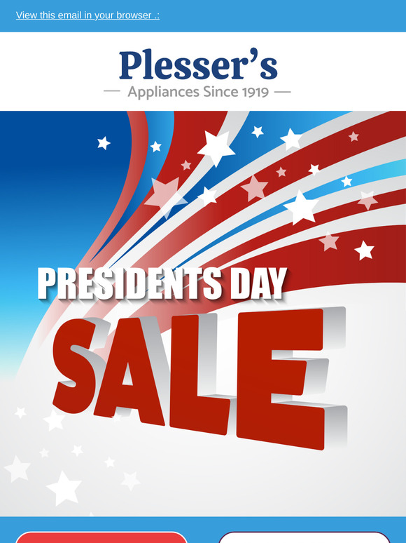Love These Presidents Day Appliance Sales