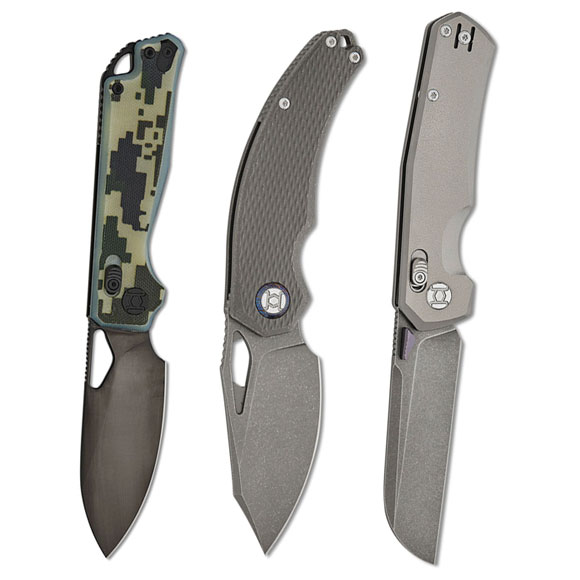 Kunwu Padre, CHAD, S-TAO, and Pulsar Knives