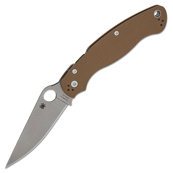 Spyderco Brown G10 Sprint Run Military 2
