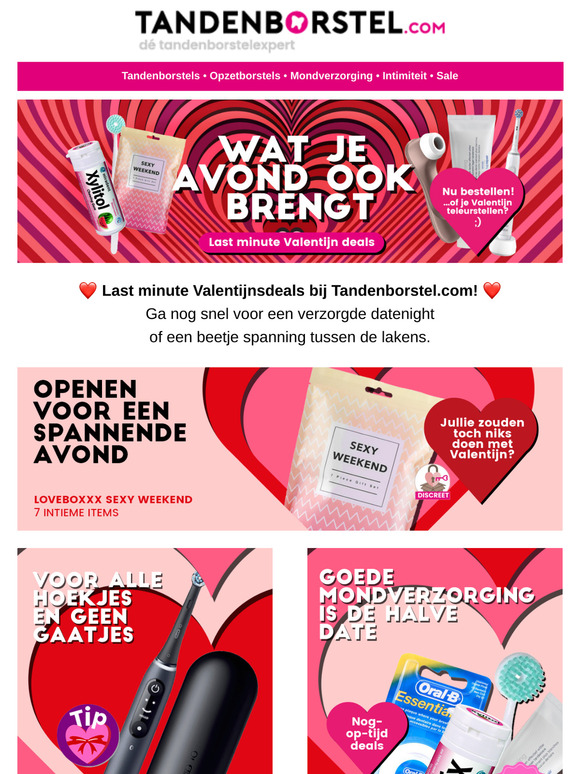 Bestellen of teleurstellen? Last minute Valentijns deals.. 🔥