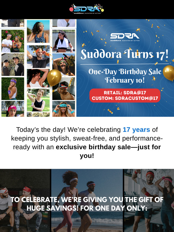 Suddora's BIG Birthday Sale!