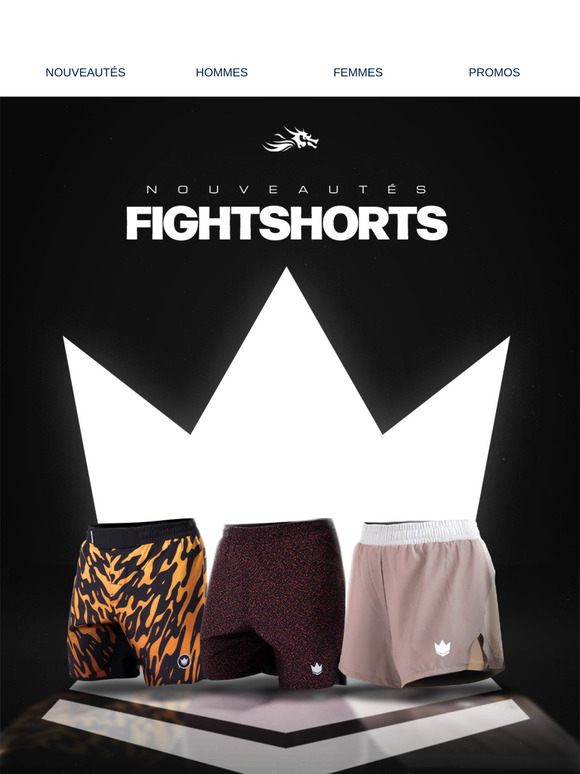 Nouveau : De nouveaux fightshorts sont arrivés 🥊