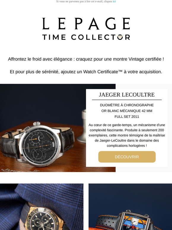 ⌚ L’élégance Vintage pour l’hiver !
