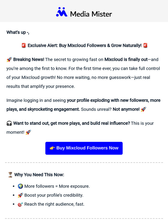 🤔 Why Isn’t Your Mixcloud Growing?