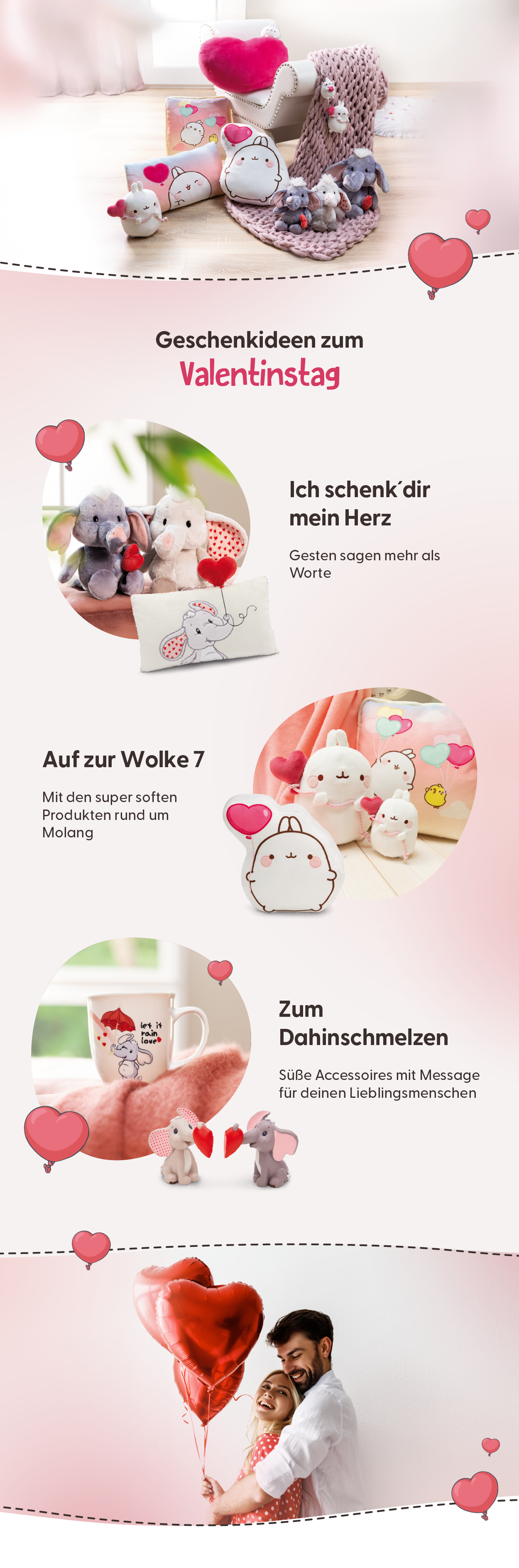 Geschenke zum Valentinstag
