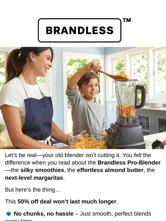 Get 50% Off The Brandless Pro-Blender