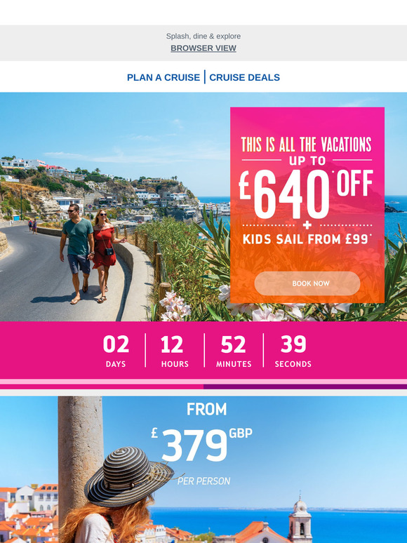 Start planning your summer getaway and save up to £640 off