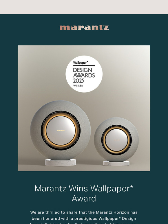 Marantz Wins Wallpaper* Award