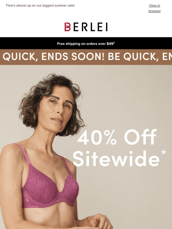 ENDS SOON! 40% off sitewide 👋
